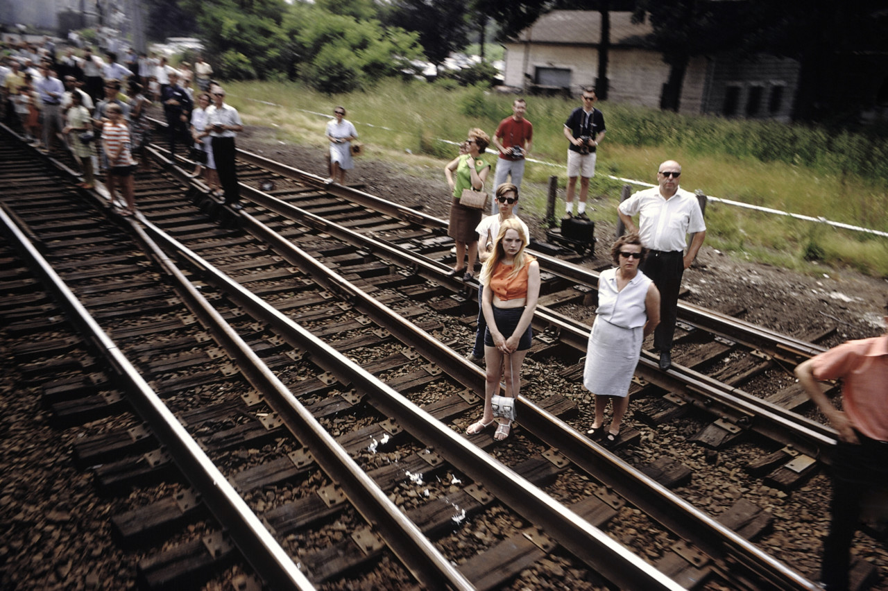 Robert F. Kennedy's Funeral Train • Magnum Photos