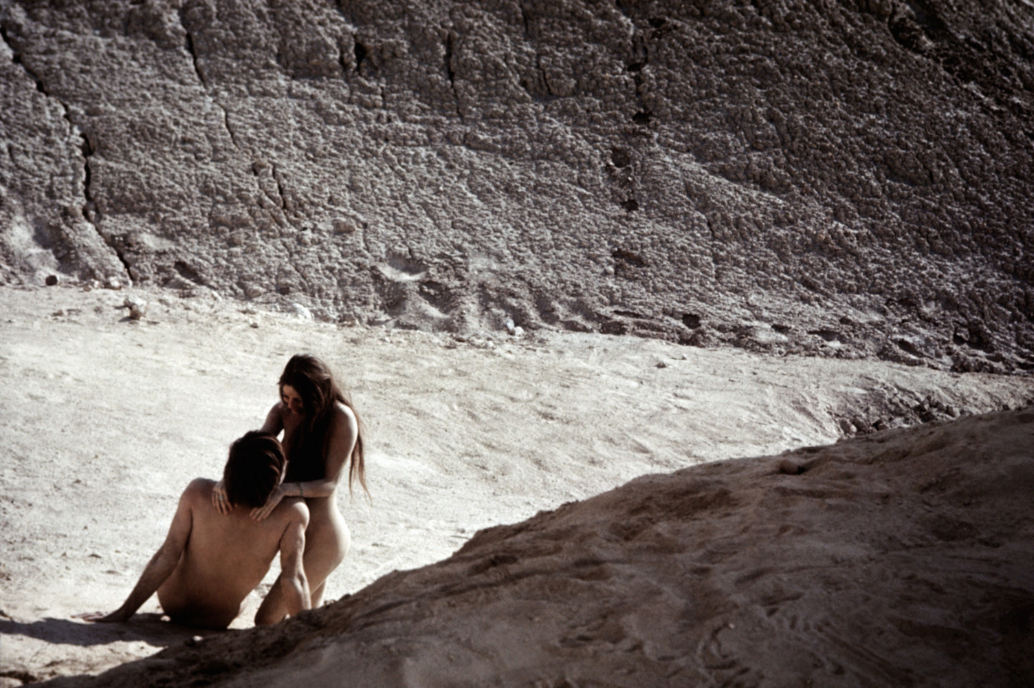 During the filming of "Zabriskie Point," directed by Michelango A...