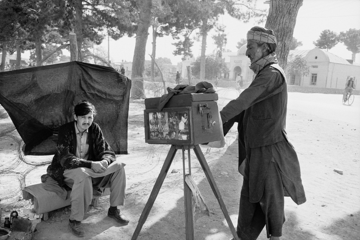 AFGHANISTAN. Photography studio in street. 1996